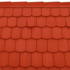 Pilis ívesvágású alapcserép FusionProtect piros